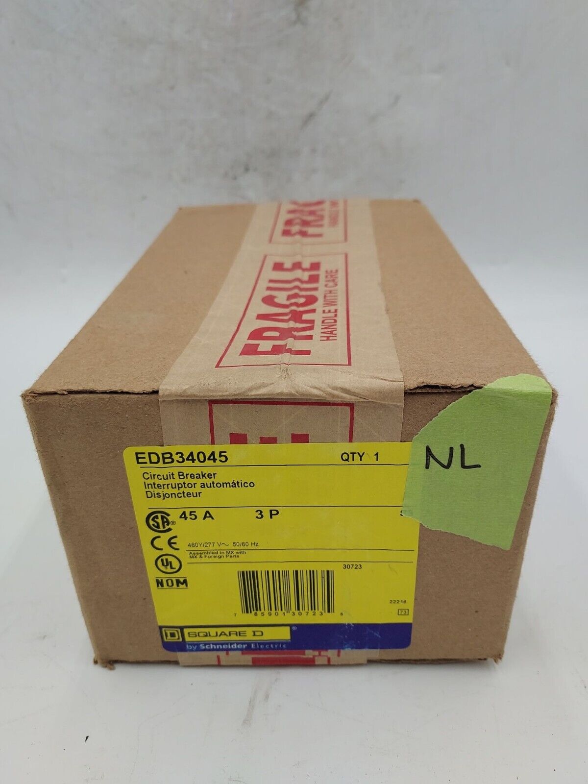 Square D EDB34045 New