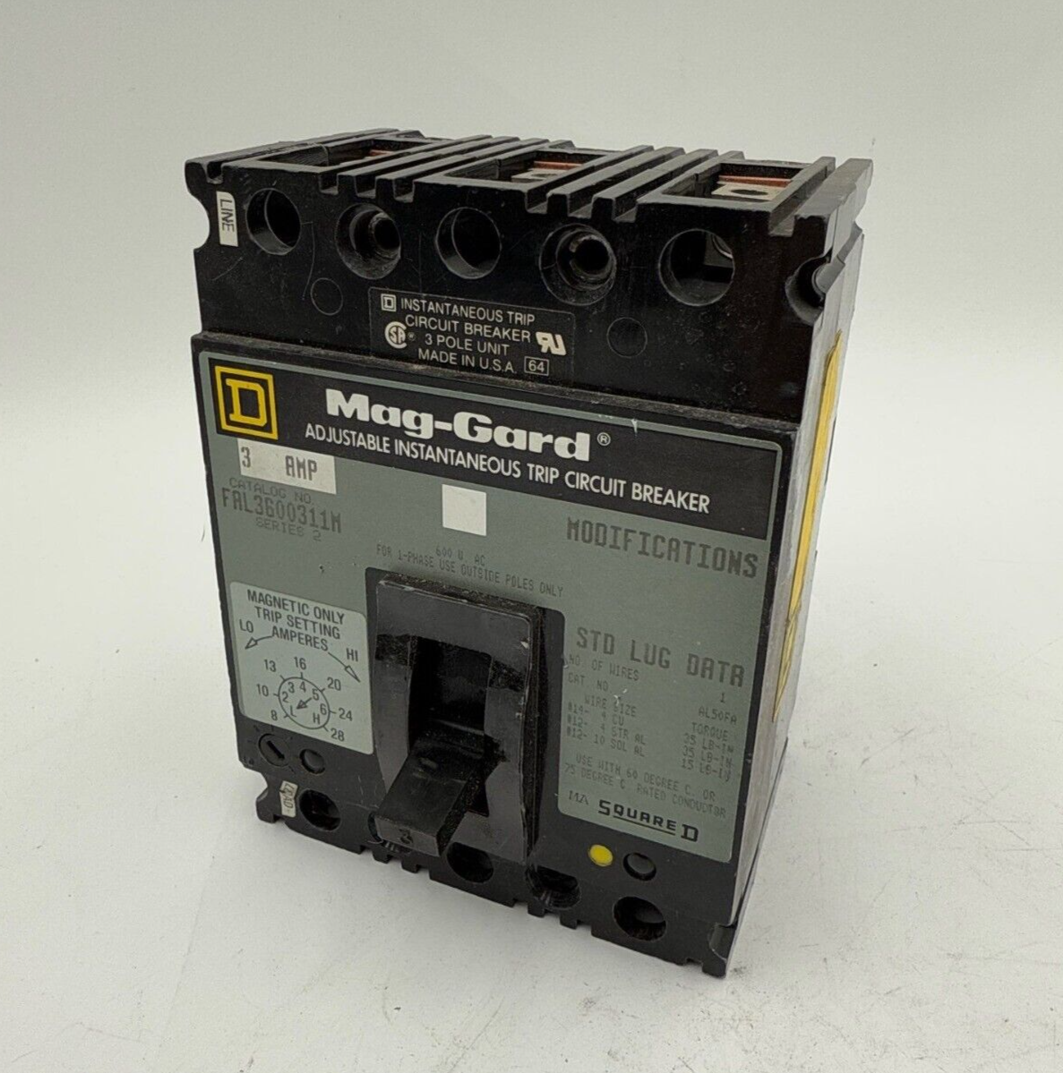 Square D FAL3600311M Used