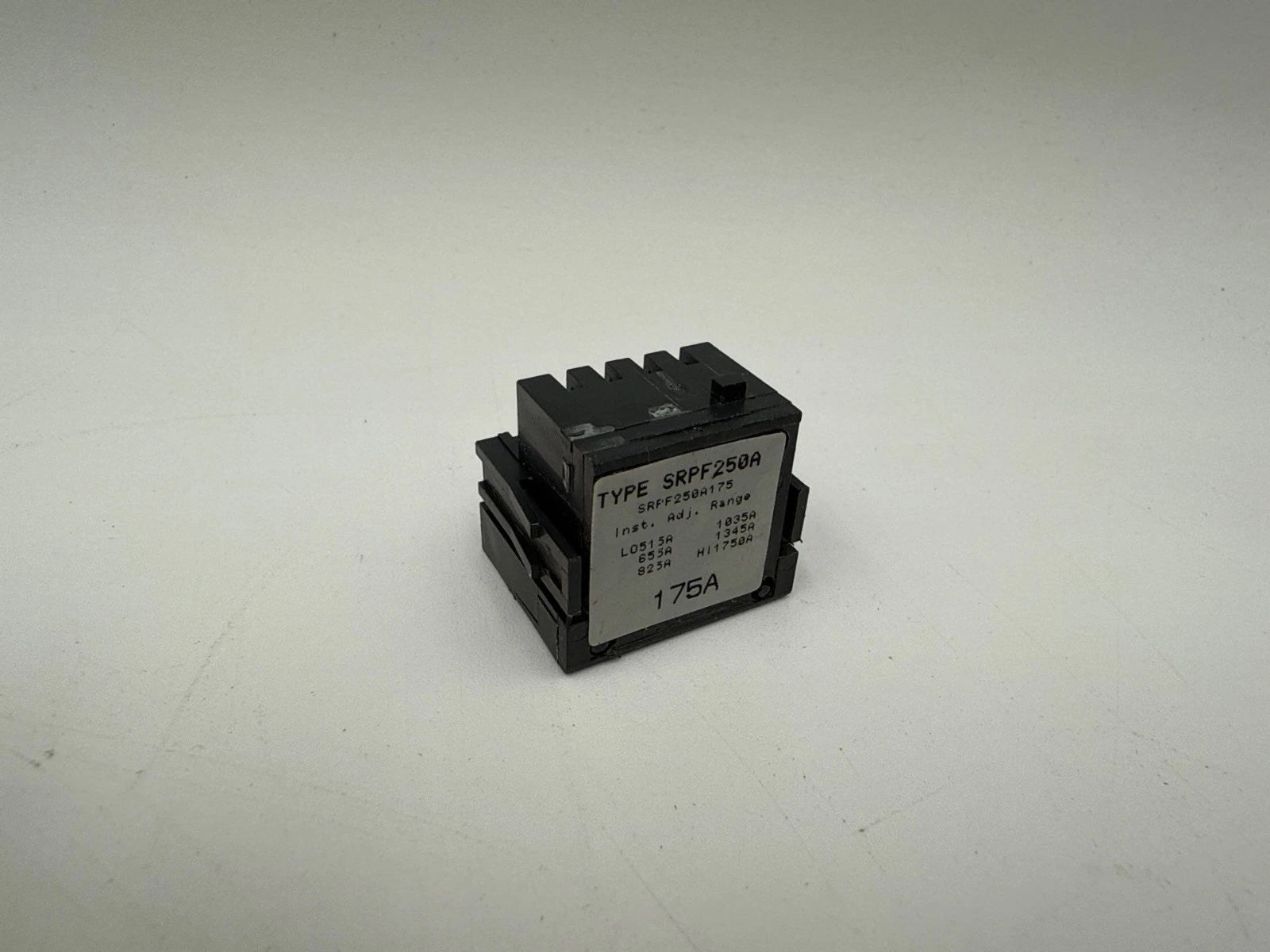 GE SRPF250A175 Rating Plug 175A SRPF250 175 Amp Frame SFDA SFHA SFLA SFPA Used