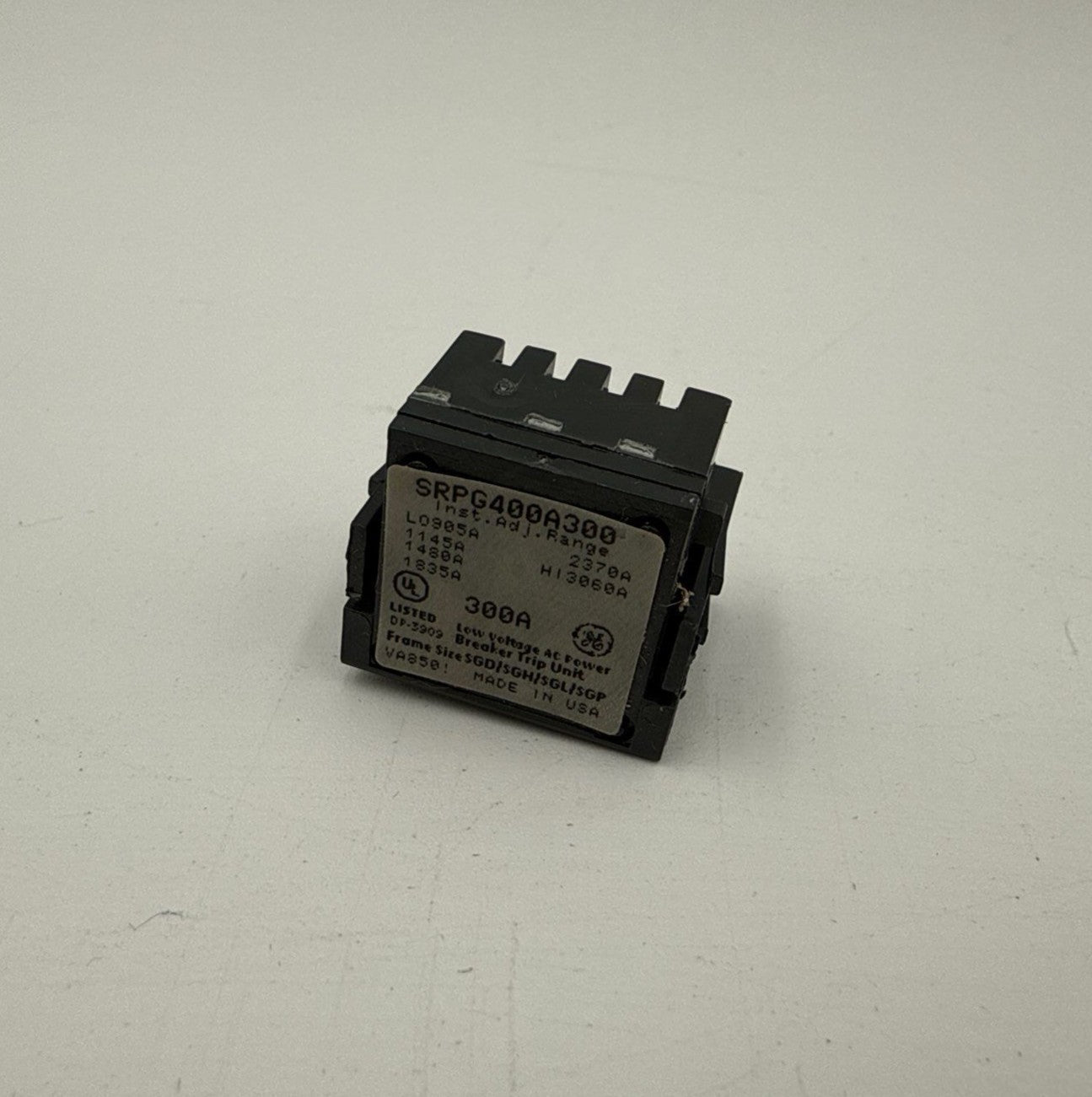 GE SRPG400A300 Rating Plug 300 Amp SRPG400 300A Frame SGDA SGHA SGLA SGPA Used