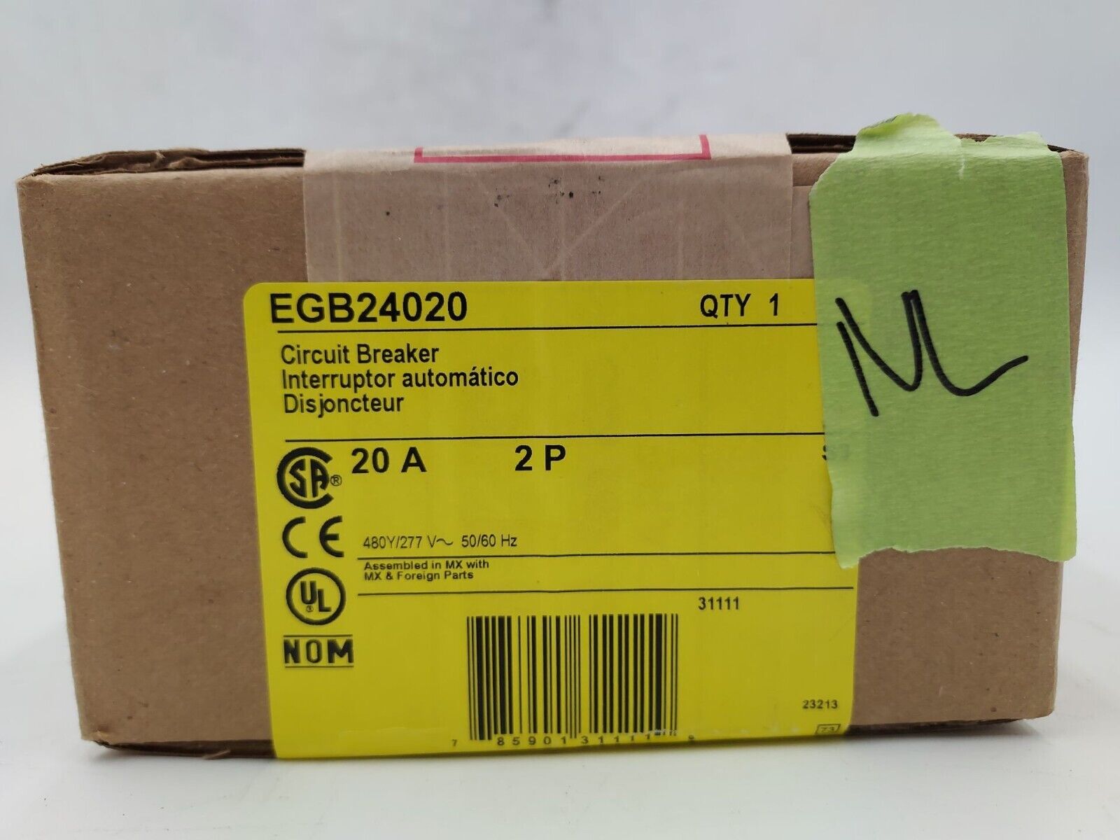 Square D EGB24020 New