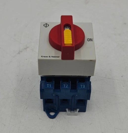 KRAUS & Naimer KG20A.K300 USA001.VE2 Disconnect Switch 25A 3P 600V 25 Amp Used