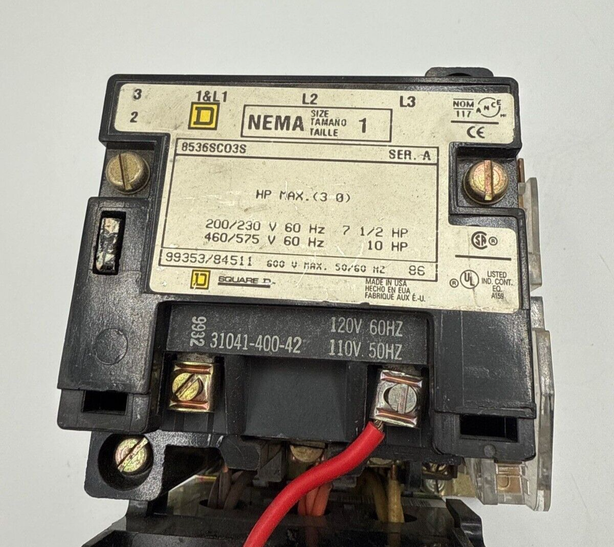 Square D 8536SCO3S Used