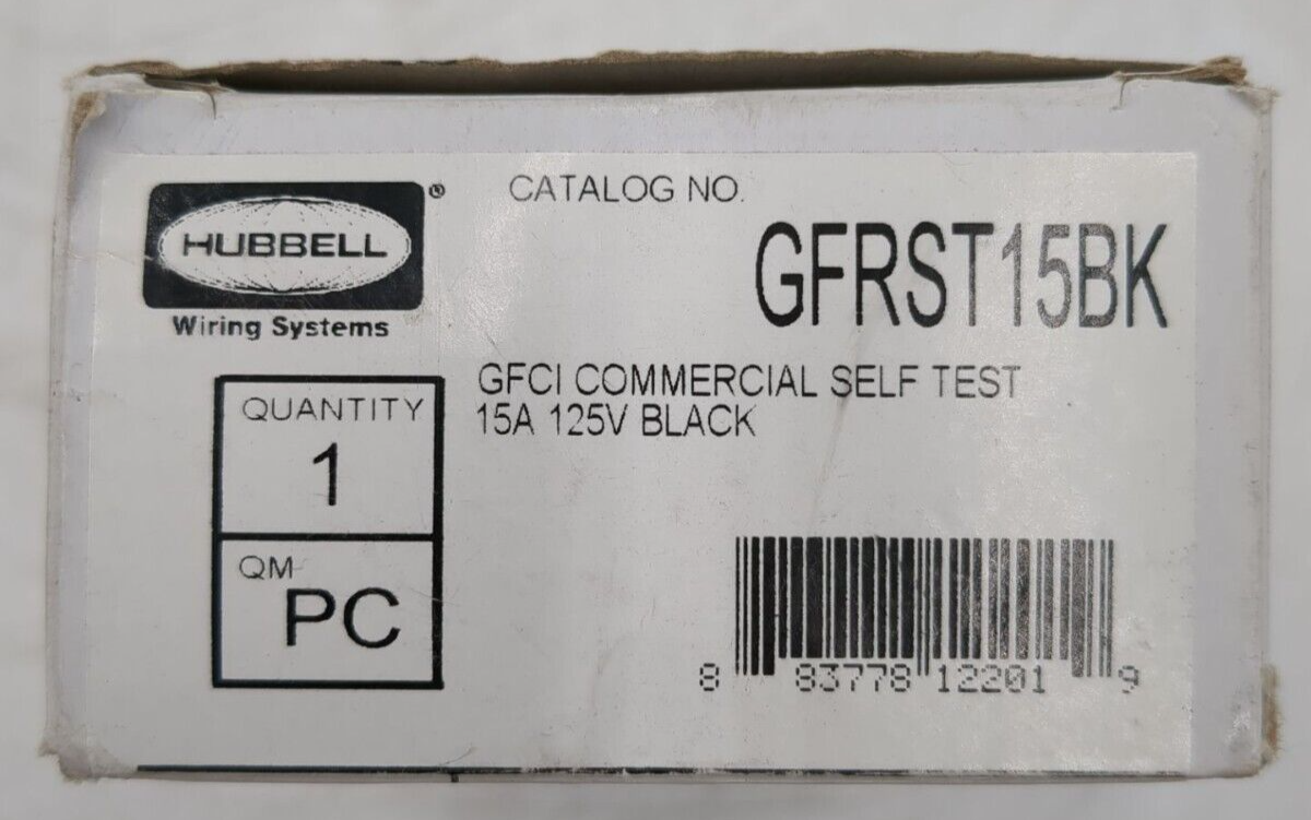 Hubbell GFRST15BK New