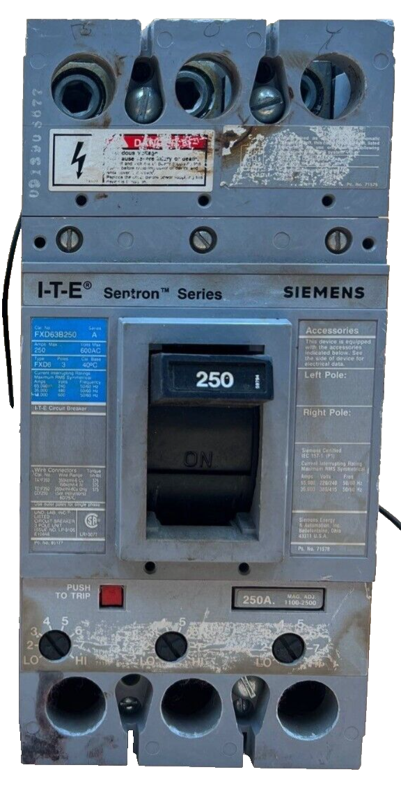 Siemens FXD63B250 Used
