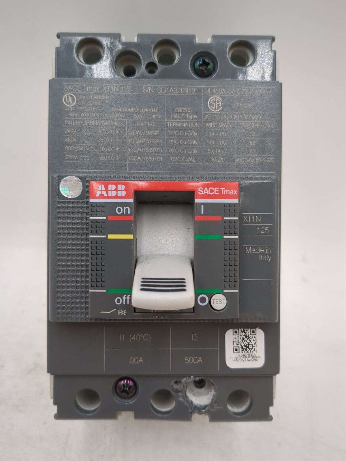 ABB XT1N Used