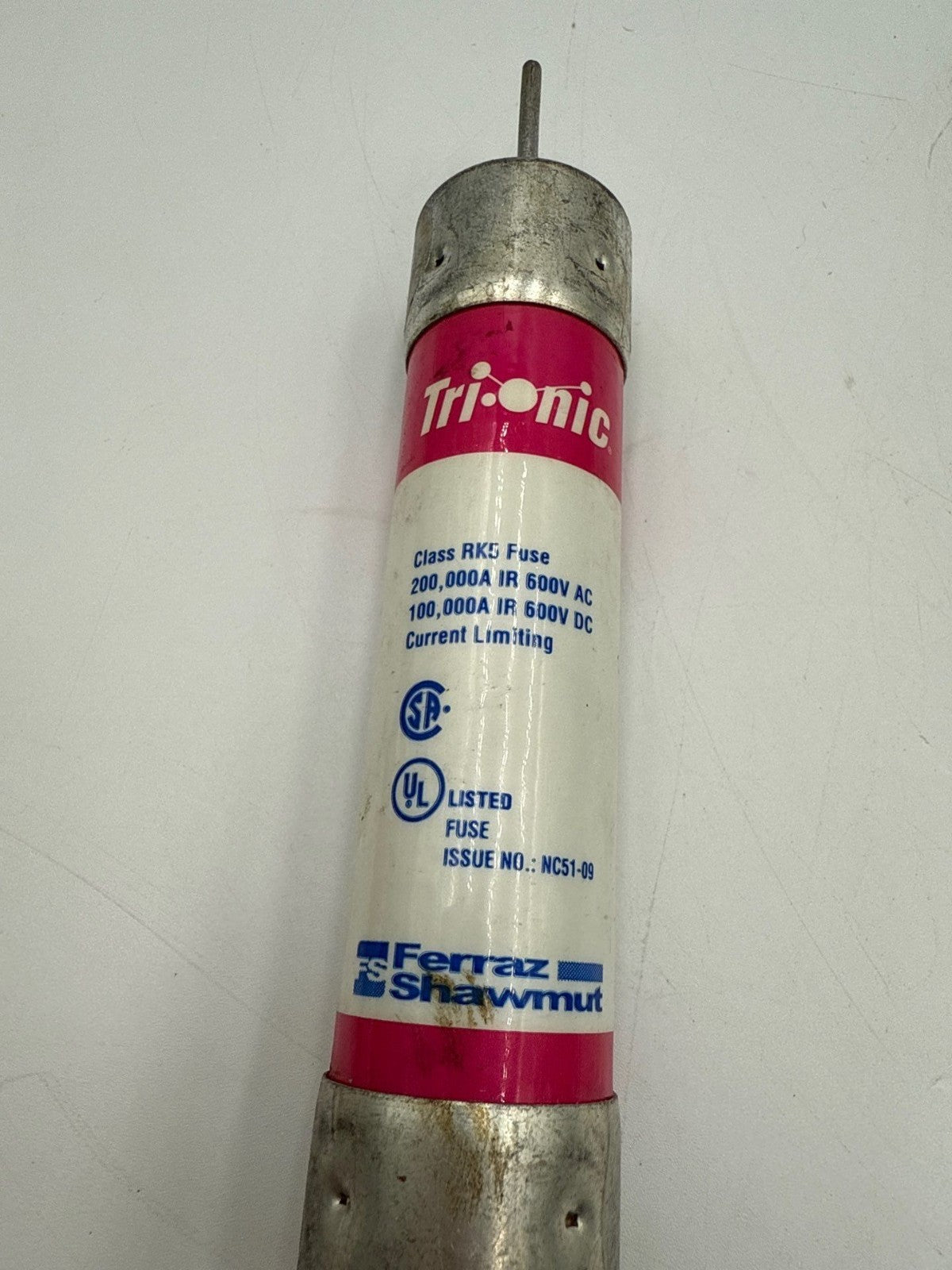 Ferraz Shawmut TRS80R Tri-Onic Fuse 80A 600V Time Delay Mersen 80 Amp Class RK5 Used