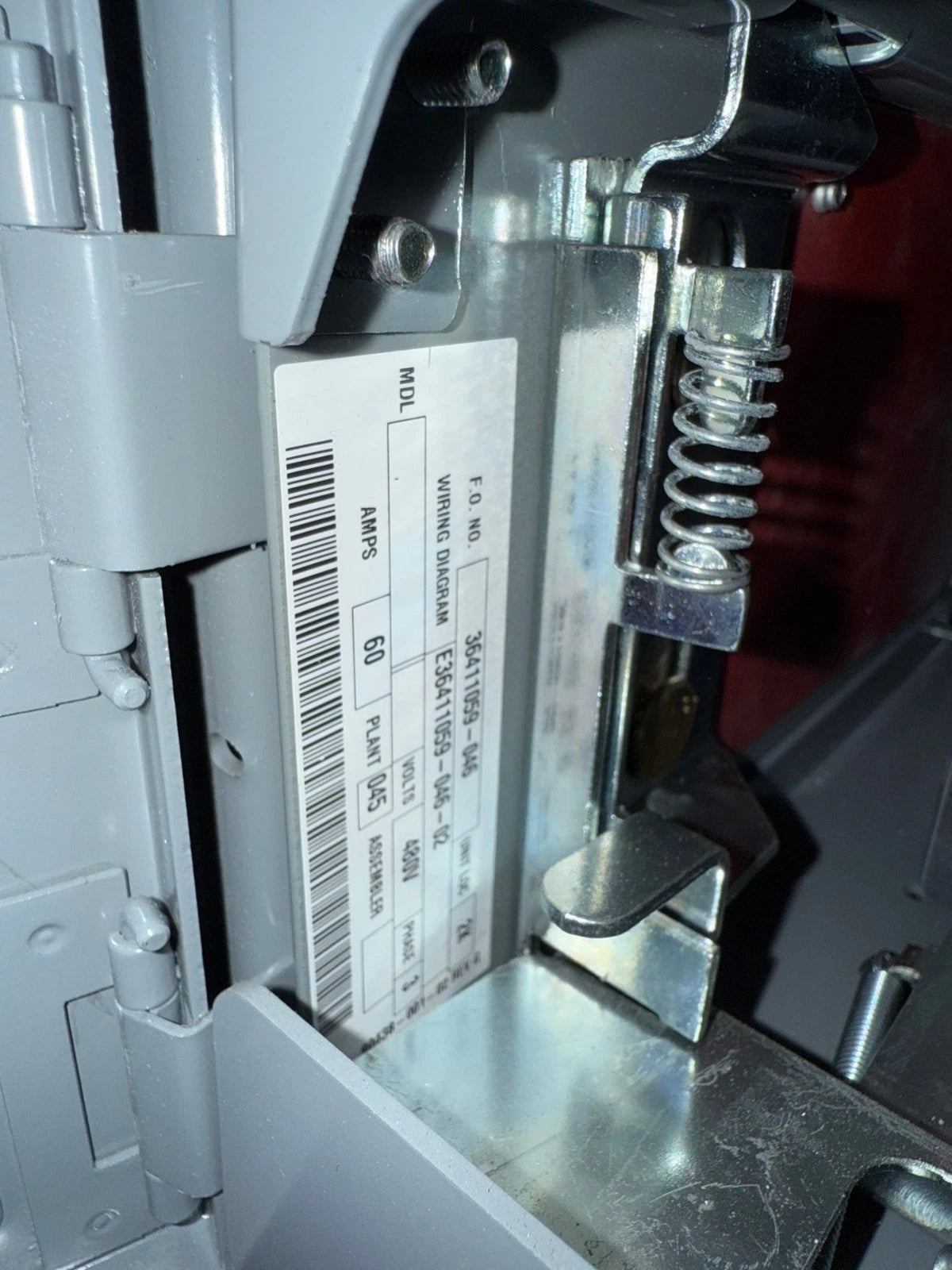 6" Square D Model 6 60A MCC Feeder Bucket 60 Amp HJL36060 Breaker HJL New