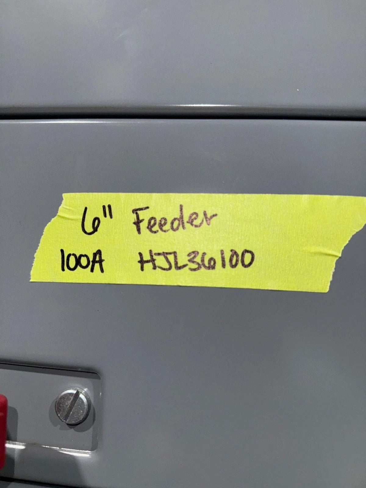 6" Square D Model 6 100A Feeder MCC Bucket HJL36100 Breaker 100 Amp HJL New