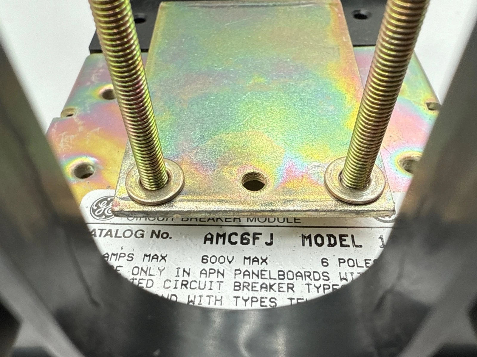 GE AMC6FJ APN Circuit Breaker Module 500A 600V 6 Pole TFK THFK TFJ SFDA SFHA Used