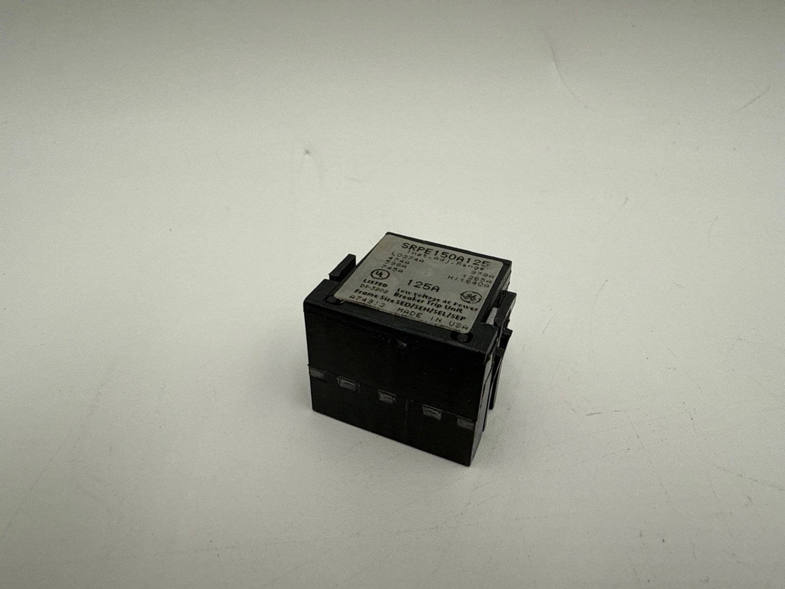 GE SRPE150A125 Rating Plug 125A SRPE150 125 Amp Frame SEDA SEHA SELA SEPA Used Used
