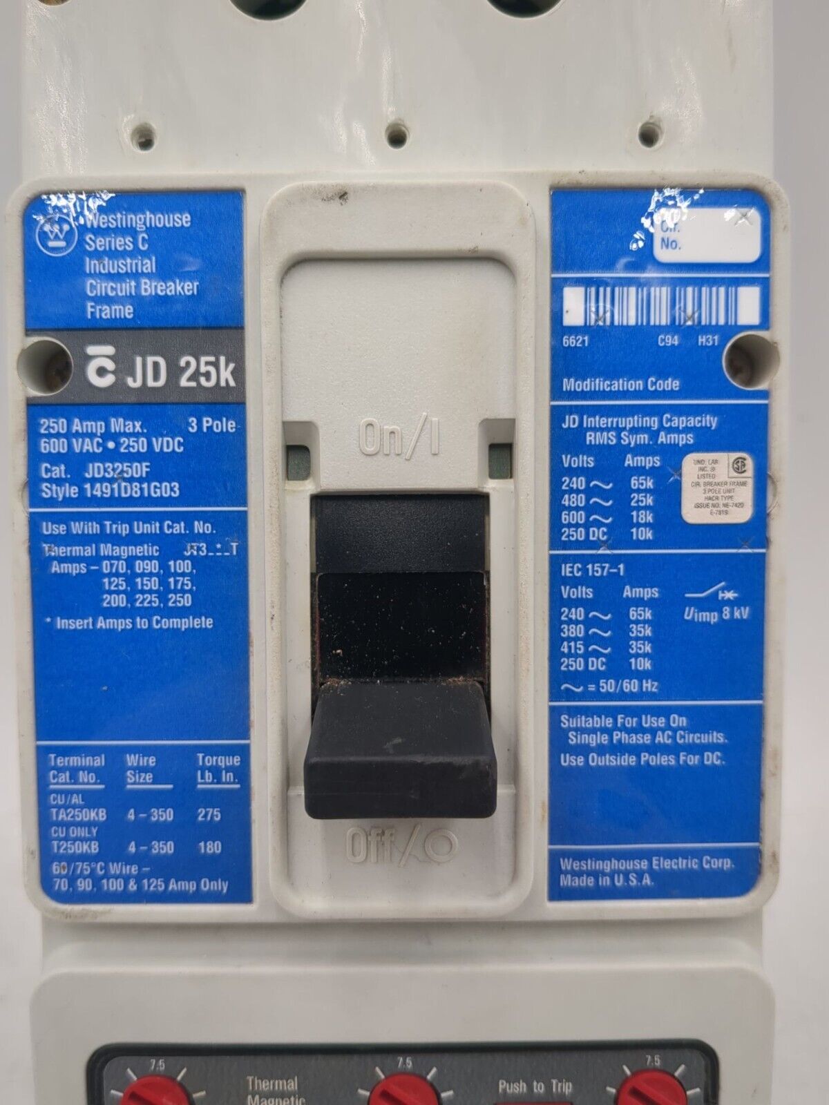 Westinghouse JD3250 Used