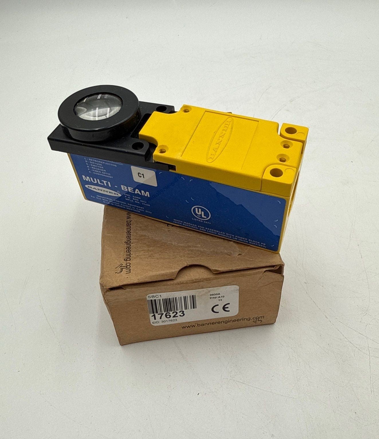 Banner Engineering SBC1 17623 Multi Beam Scanner Block New