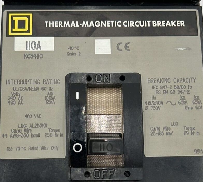 Square D KC34110 Used