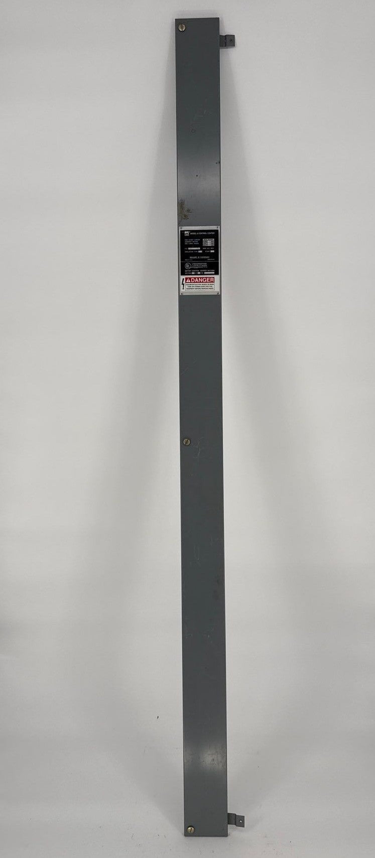 Square D Model 6 MCC Wire Way Door 72" x 4" Motor Control Center Trim Used