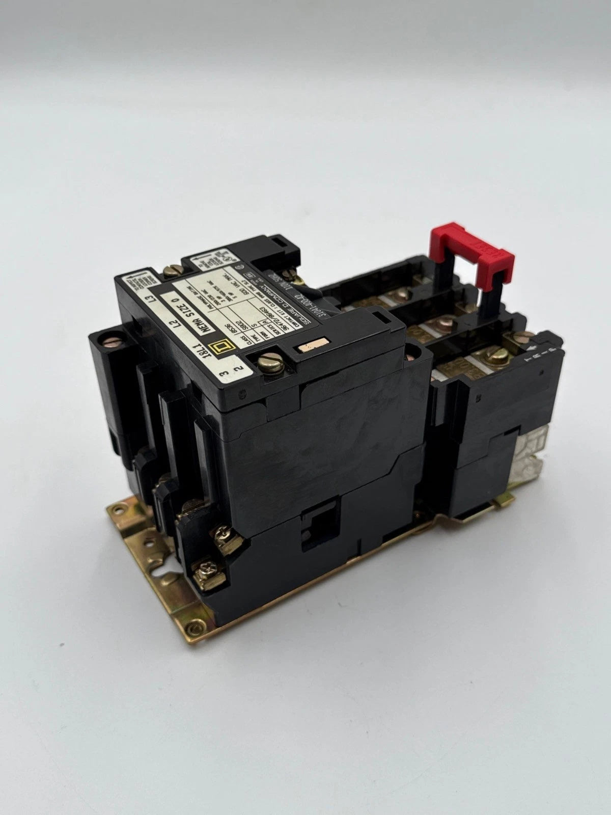 Square D 8536SB02 NEMA Size 0 Starter Coil 110/120V 3P 600V 5HP 3PH 8536SBO2 Used