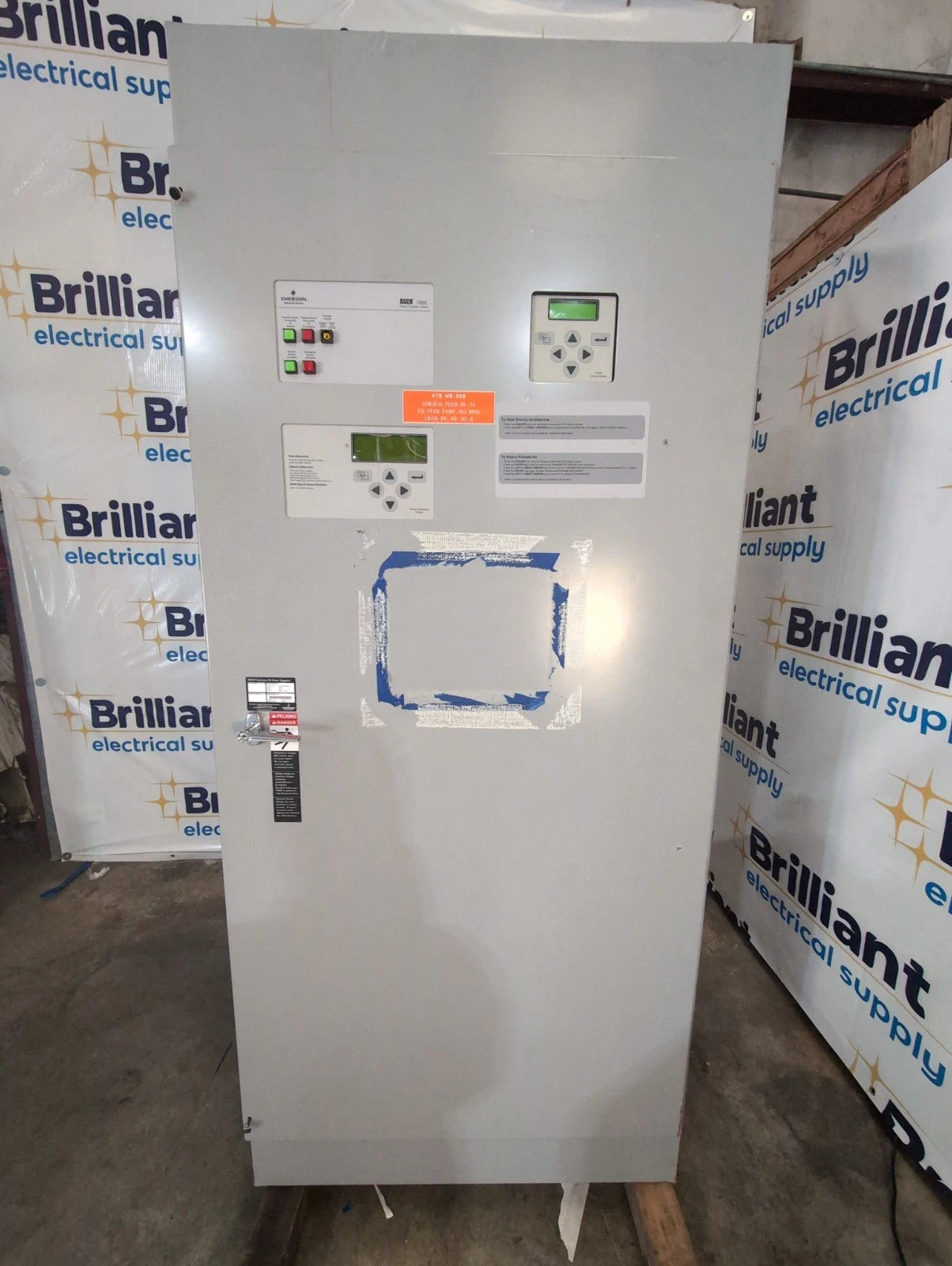 ASCO 7000 Series 1600 Amp 480V 3PH Automatic Transfer Switch G07ATSA31600N5XC Used