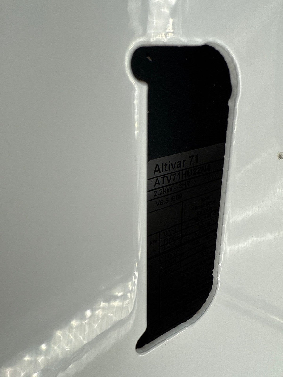 Square D Model 6 24" 15A Combo MCC Bucket FHP3601513M ATV71HU22N4 3HP Drive Used