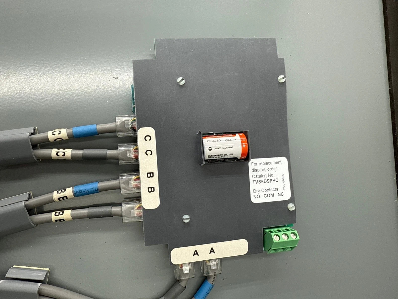 Square D TVS4EMA32A1 Surgelogic 320kA 480Y/277V 3PH 4W Surge Protection Device Used