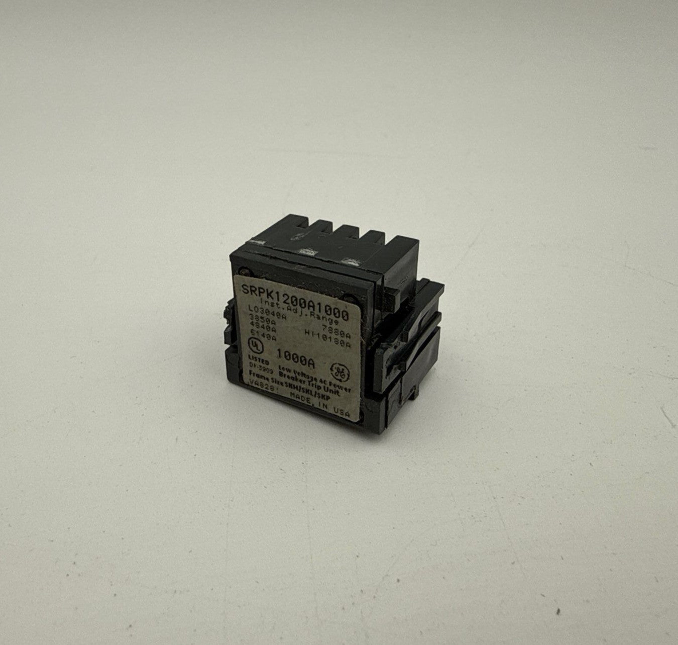 GE SRPK1200A1000 Rating Plug 1000 Amp SRPK1200 1000A Frame SKDA SKHA SKLA SKPA Used