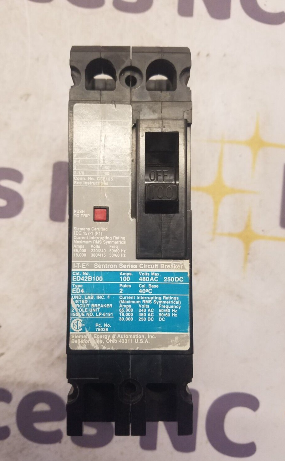 Siemens ED42B100 Used