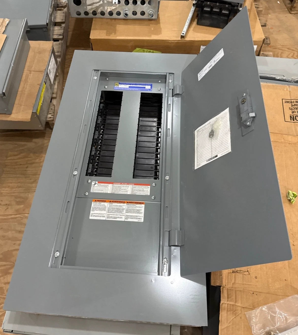 Square D NF430L2C Panelboard 250A 600/347V 3PH 4W NF MLO Panel 250 Amp 30 Cir New