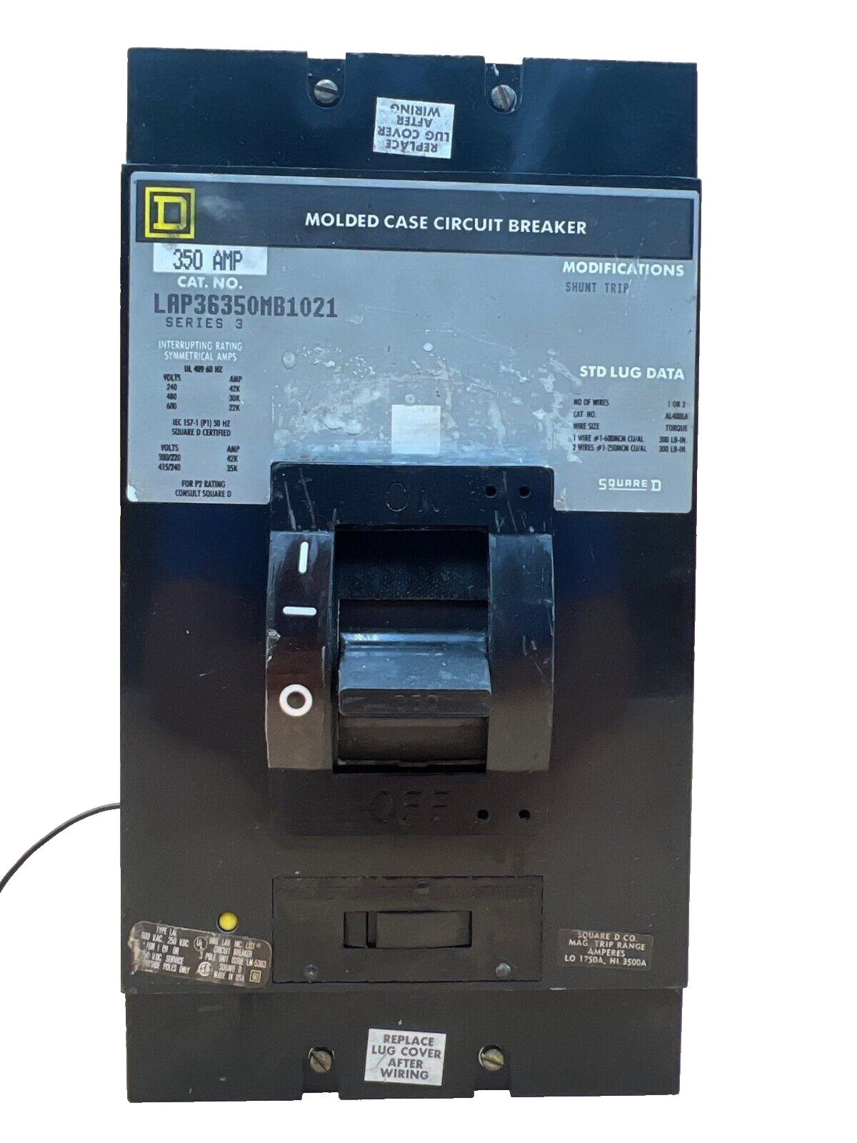 Square D LAP36350MB1021 Used