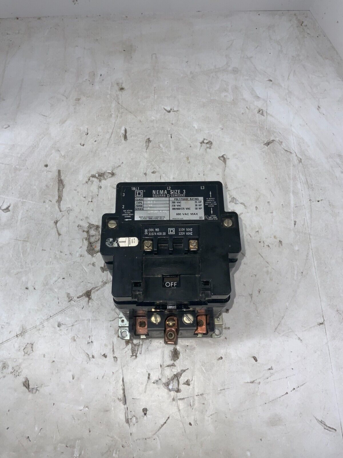 Square D 8536SE01 Used
