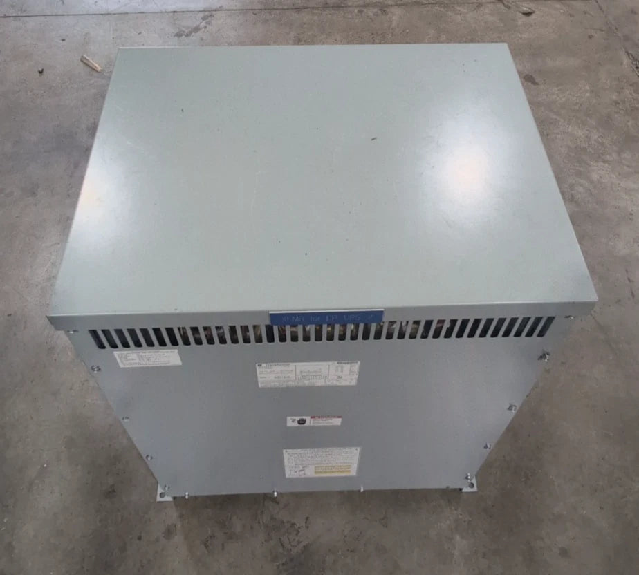 112.5kVA General Electric 9T11C1005G03 Transformer 480V 208V/120V 3PH TYPE 3R Used
