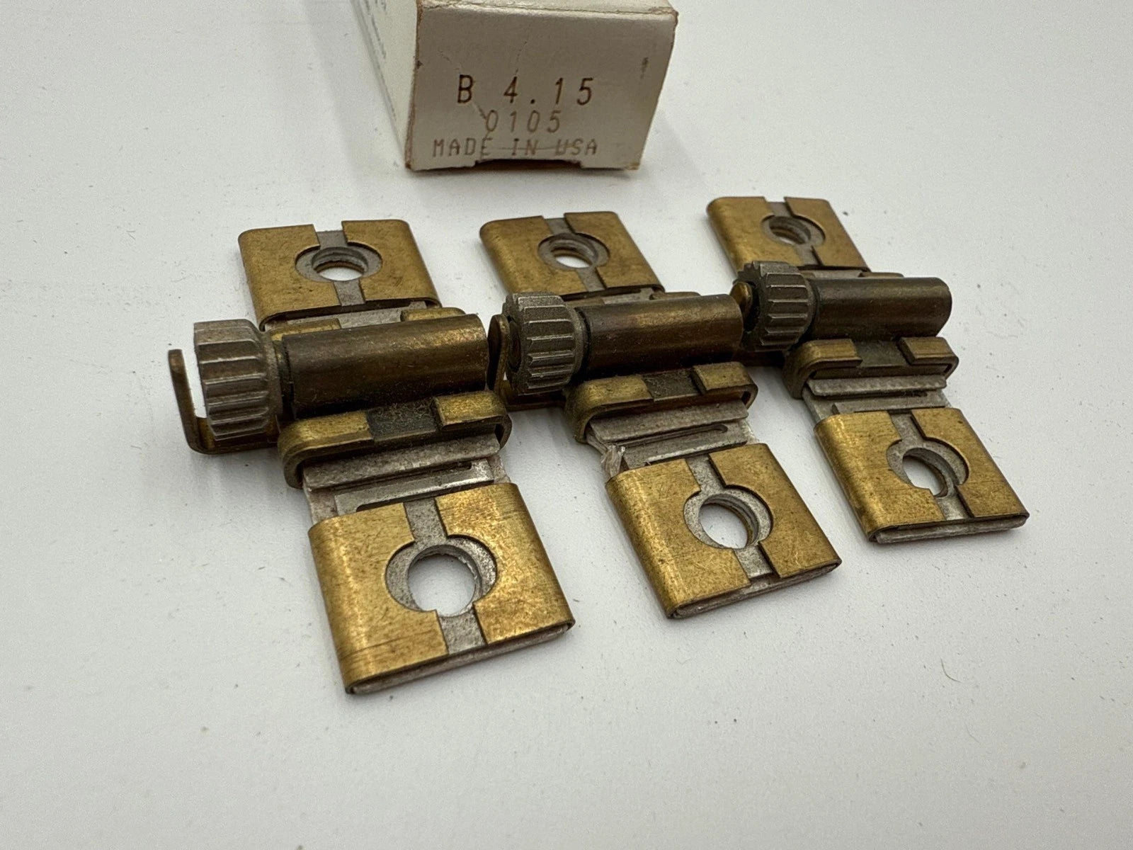 4PC Lot Square D B4.15 Thermal Overload Heater Element Unit B415 2.99-3.70 Amp Used