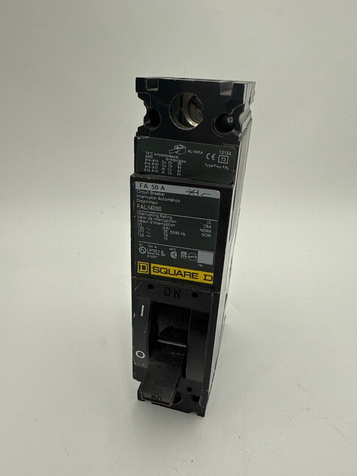 Square D FAL14050 Used