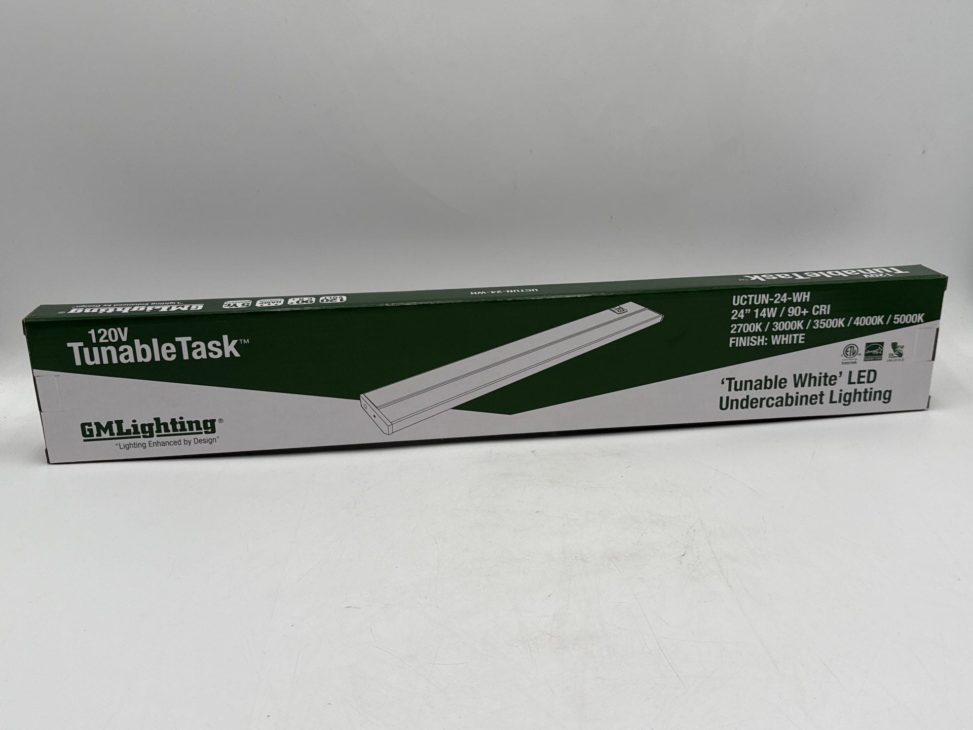 GM UCTUN-24-WH Undercabinet Light Tunable Task 24" 120V LED New