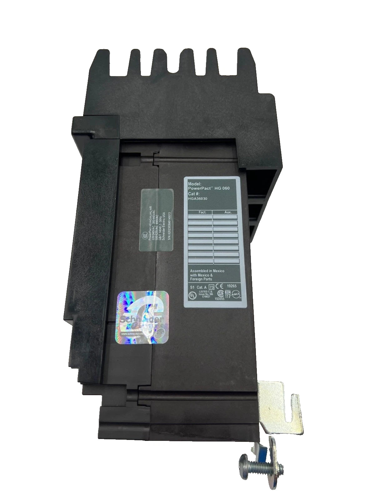 Square D HGA36030 I-Line Circuit Breaker 30A 3P 600V HGA 3 pole 30 Amp New