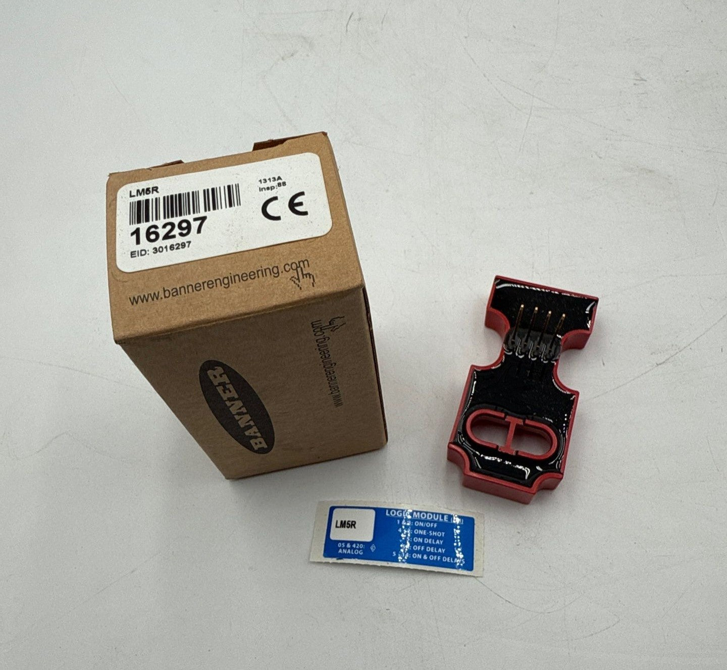 Banner Engineering LM5R 16297 Logic Module New