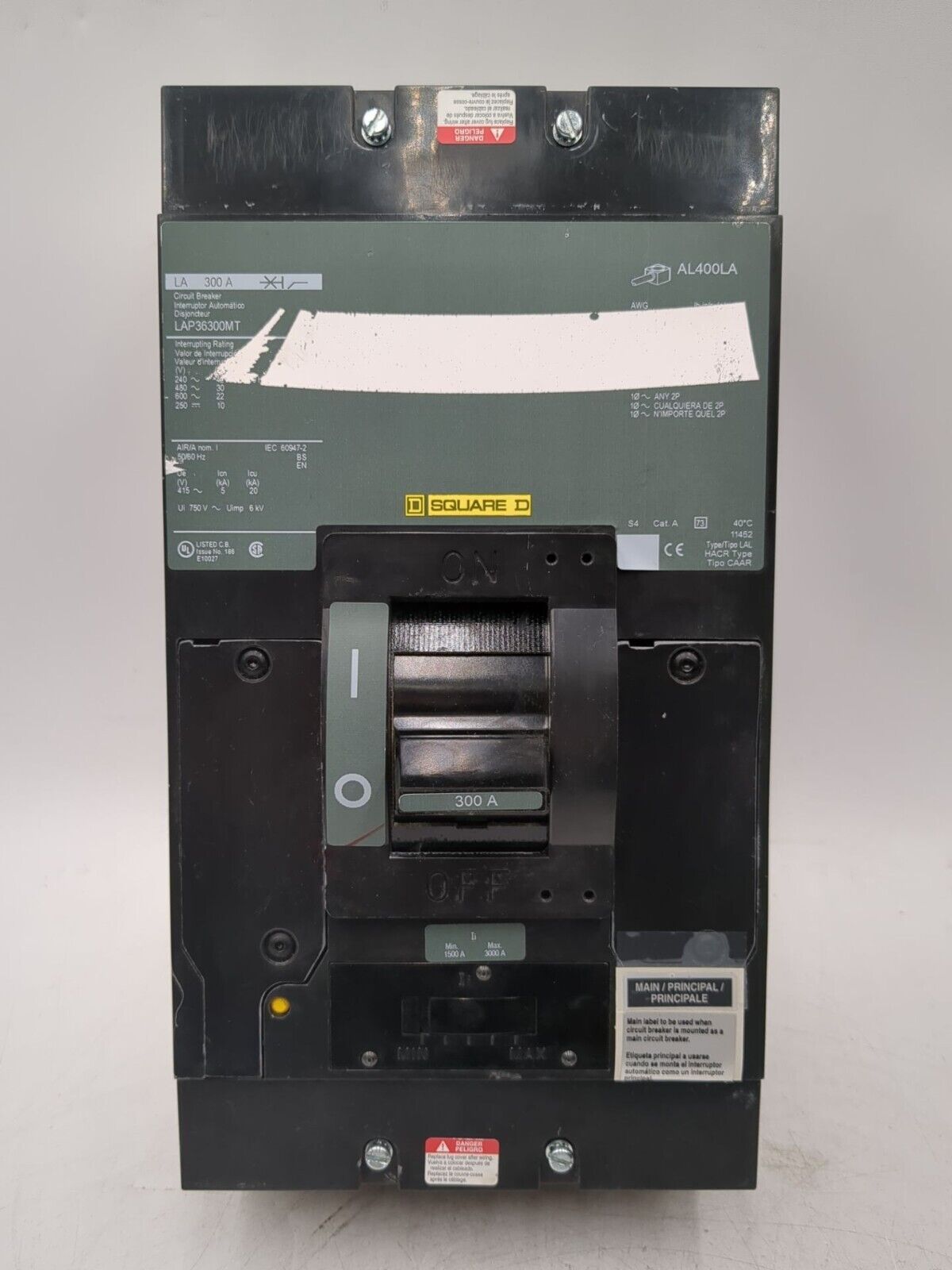 Square D LAP36300MT Used