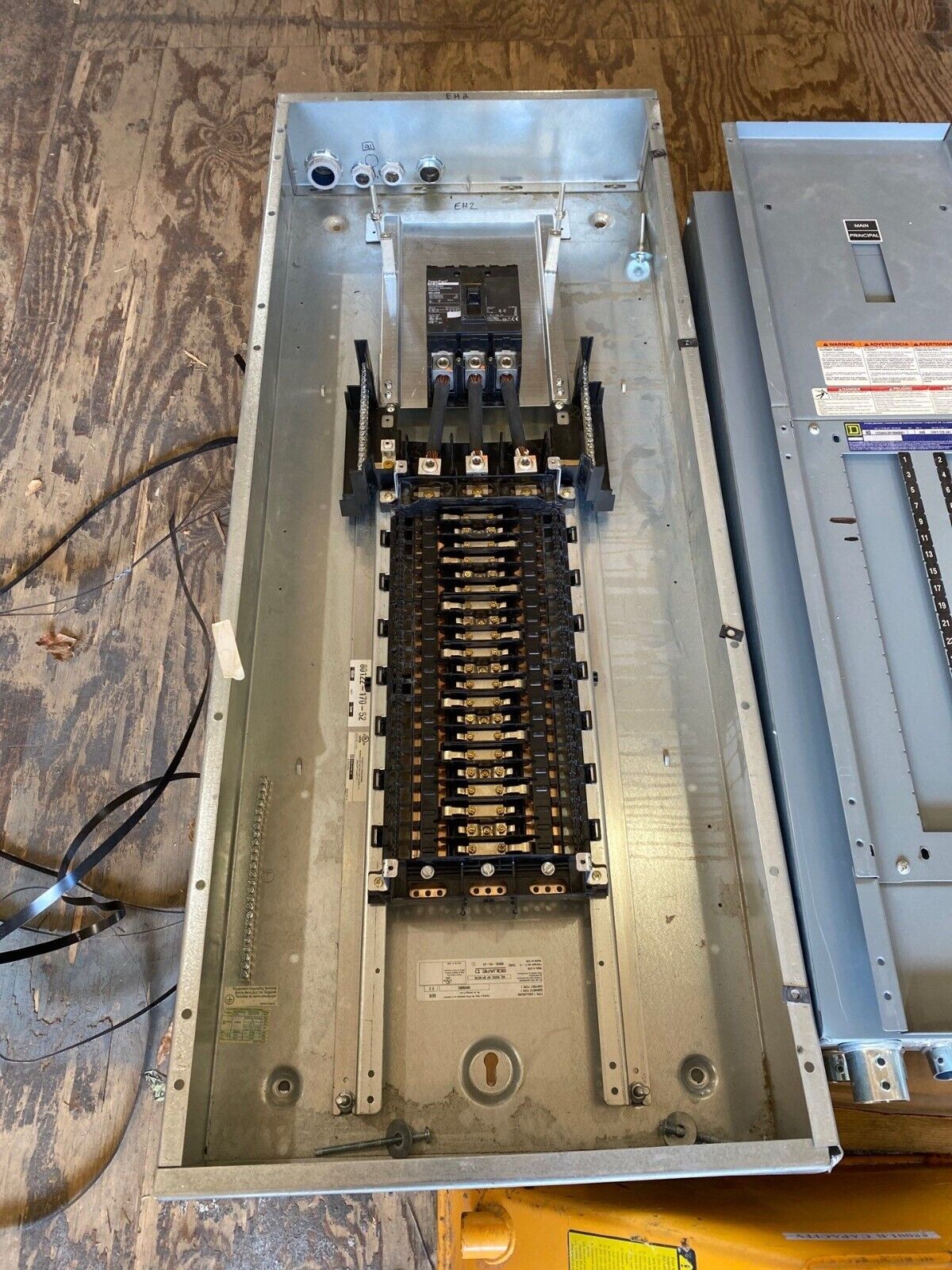 Square D NQ Panelboard 80A 208Y/120V 3PH 4W 42 Circuit Indoor Encl MCB QBL32080 P647 Used