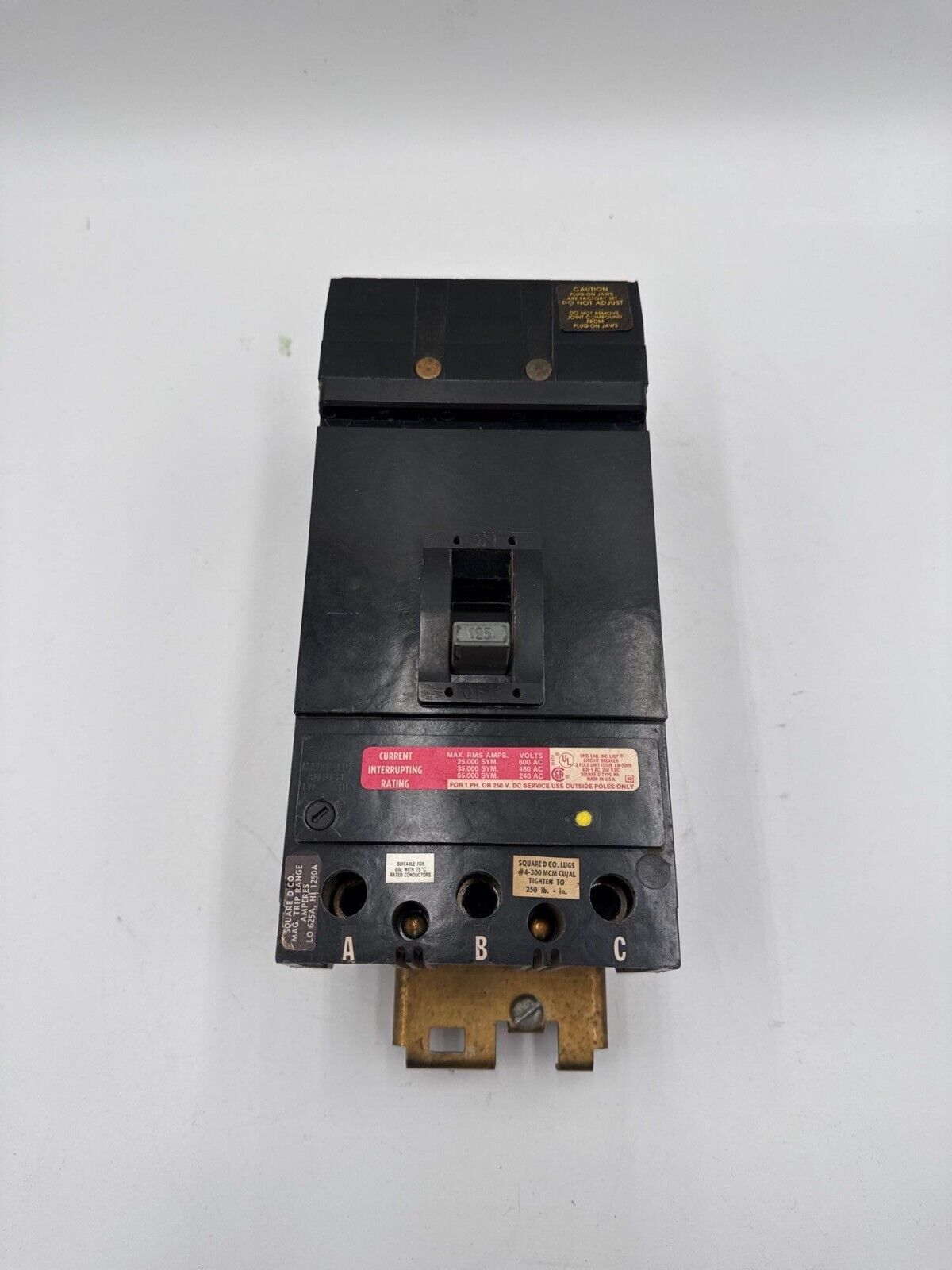 Square D KH36125 Used