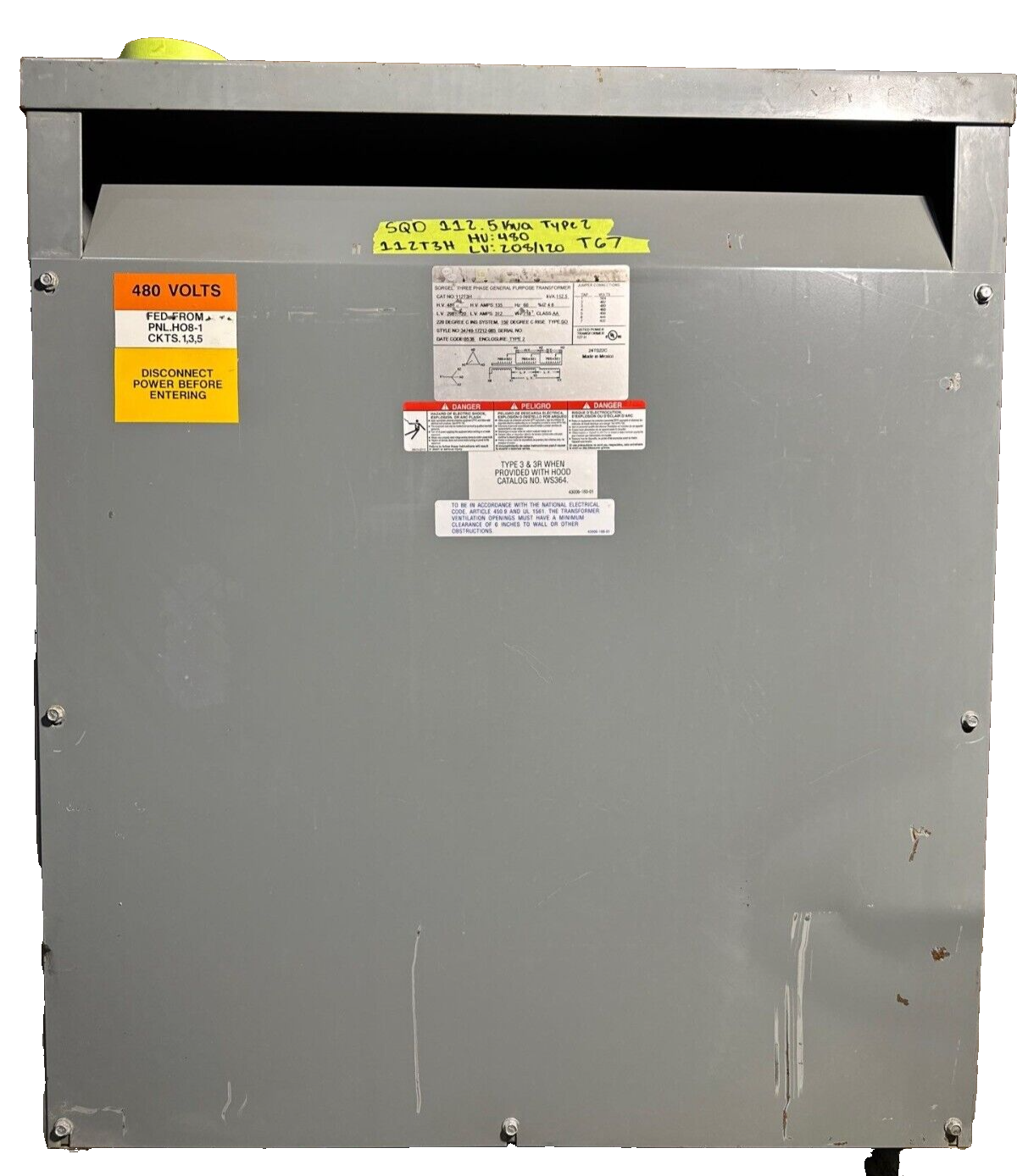 Square D 112T3H Used