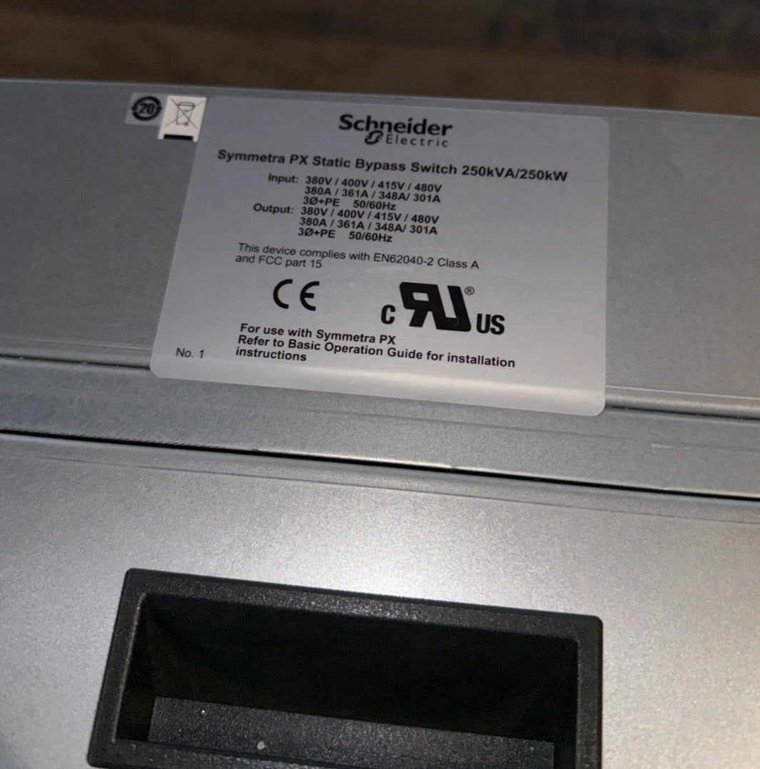 APC SYSW250KD Symmetra PX Static Bypass Switch 250KW 250kVA 380-480V Used