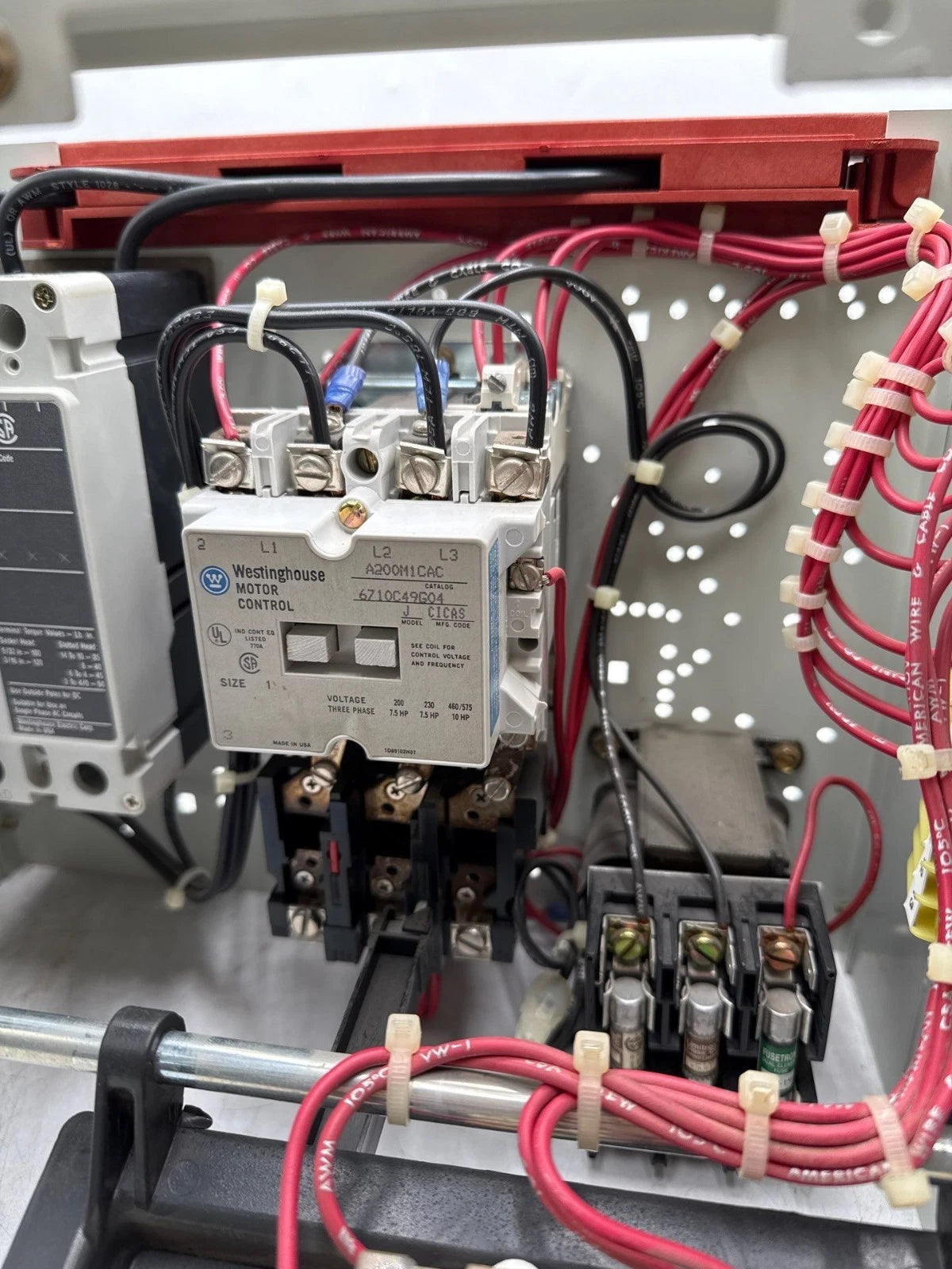 Eaton Freedom 2100 15A 12" MCC Combo Bucket HMCP015E0C Size 1 A200M1CAC 15 Amp Used