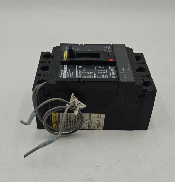 Square D HJL36040 Circuit Breaker 40A 3P 600V HJL 40 Amp 3 Pole PowerPact HJ 060 Used