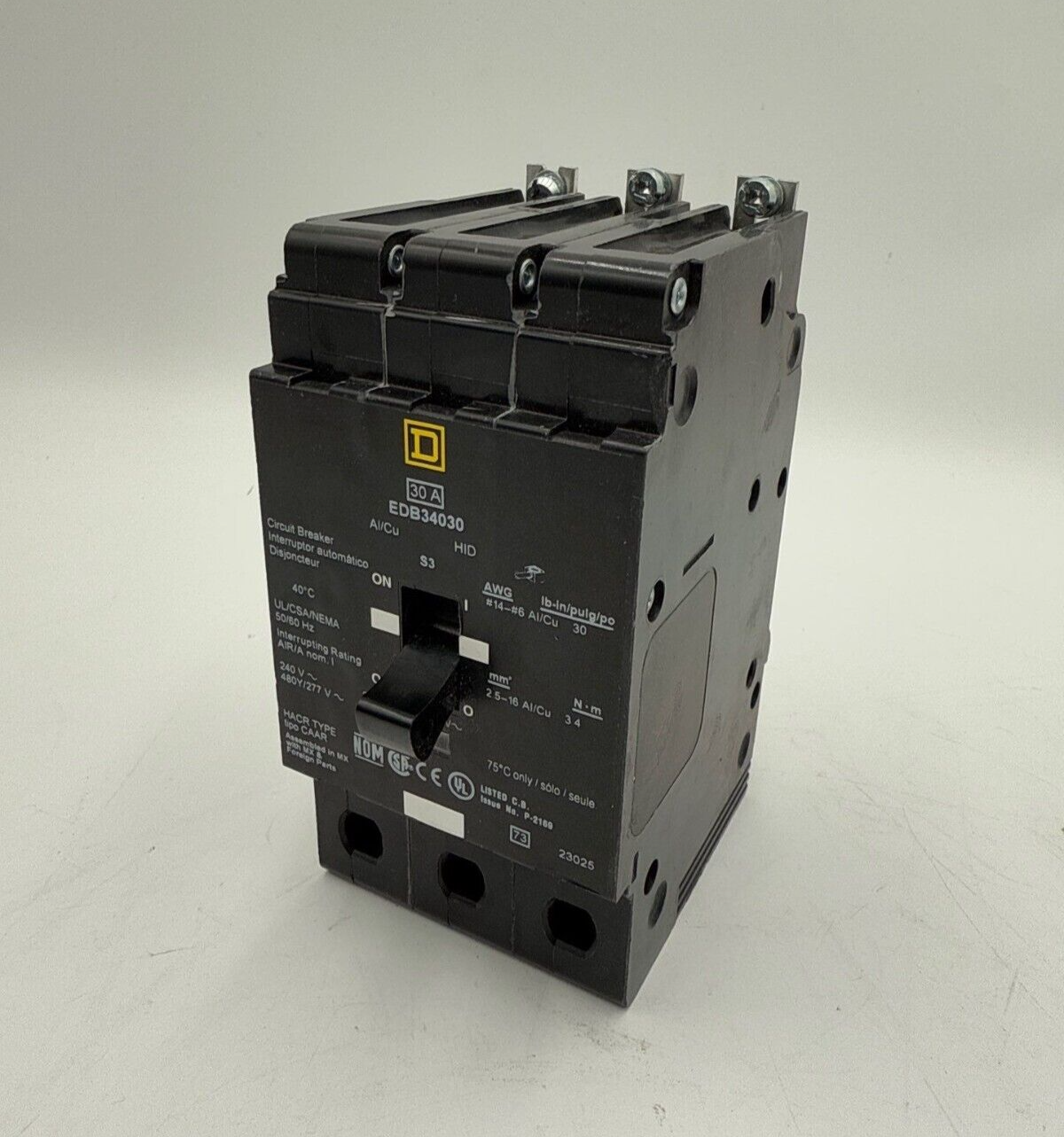 Square D EDB34030 Used