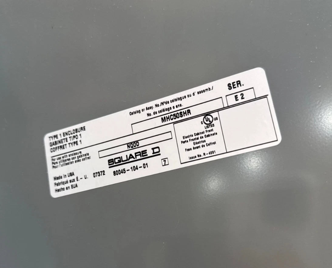 Square D NQOD Panelboard 250A 208/120V 3PH 4W 42 Cir MCB Panel JDP36250 250 Amp Used
