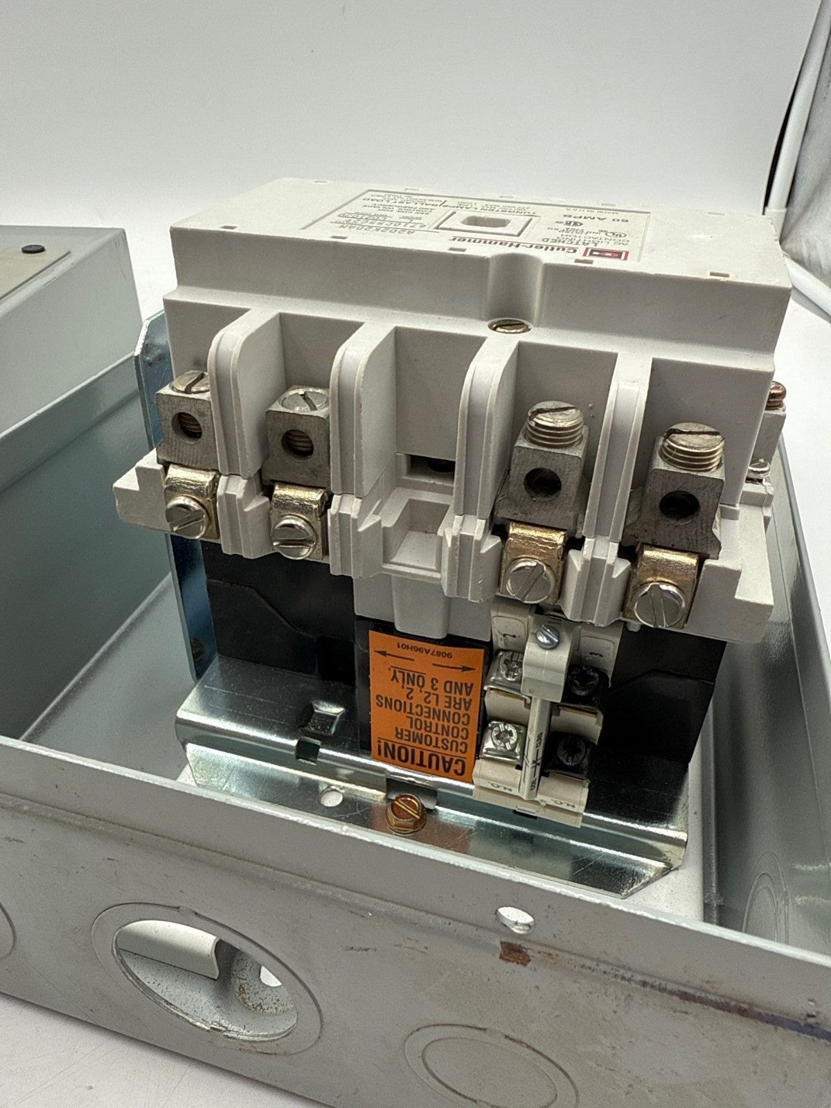 CH ECL04D1A4A Enclosed Lighting Contactor A202K2DAM 60A 4 Pole Coil 110/120V