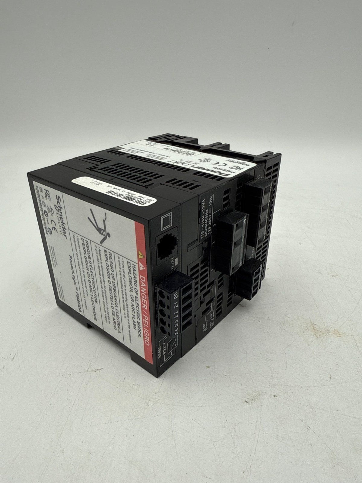 Schneider Electric PowerLogic PM820U Power Meter w/ PM8ECC & PM8RDA Used