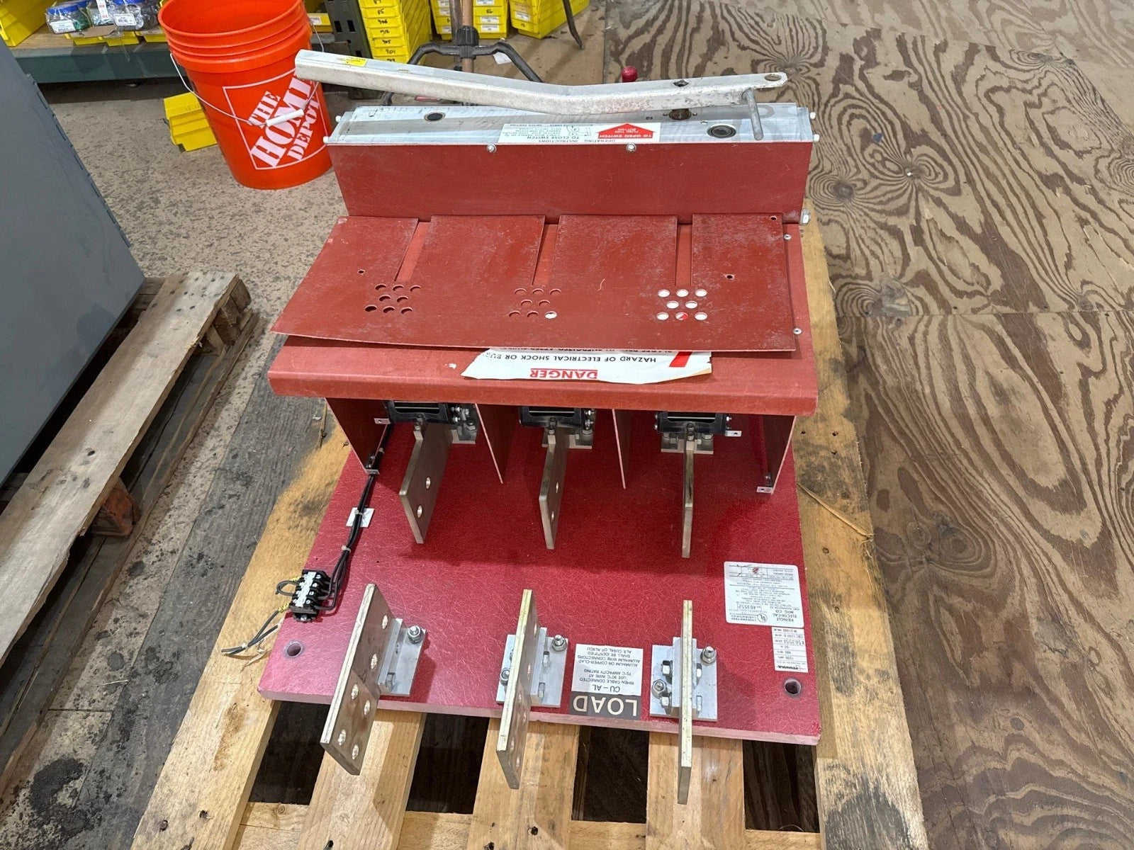 Pringle CBC-1233-B Bolted Pressure Switch 1200A 480V 3P 60Hz 1200 Amp 3 Pole Used