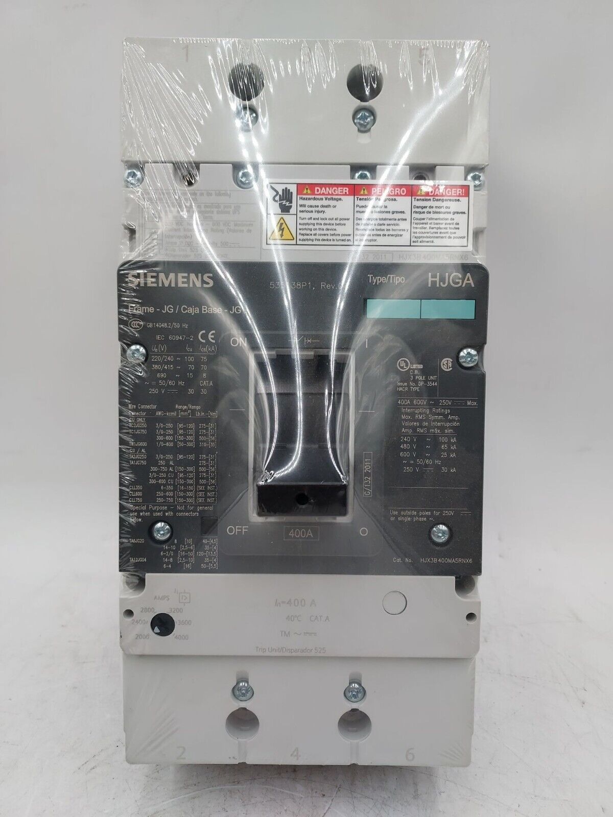 Siemens HJX3B400MA5RNX6 New