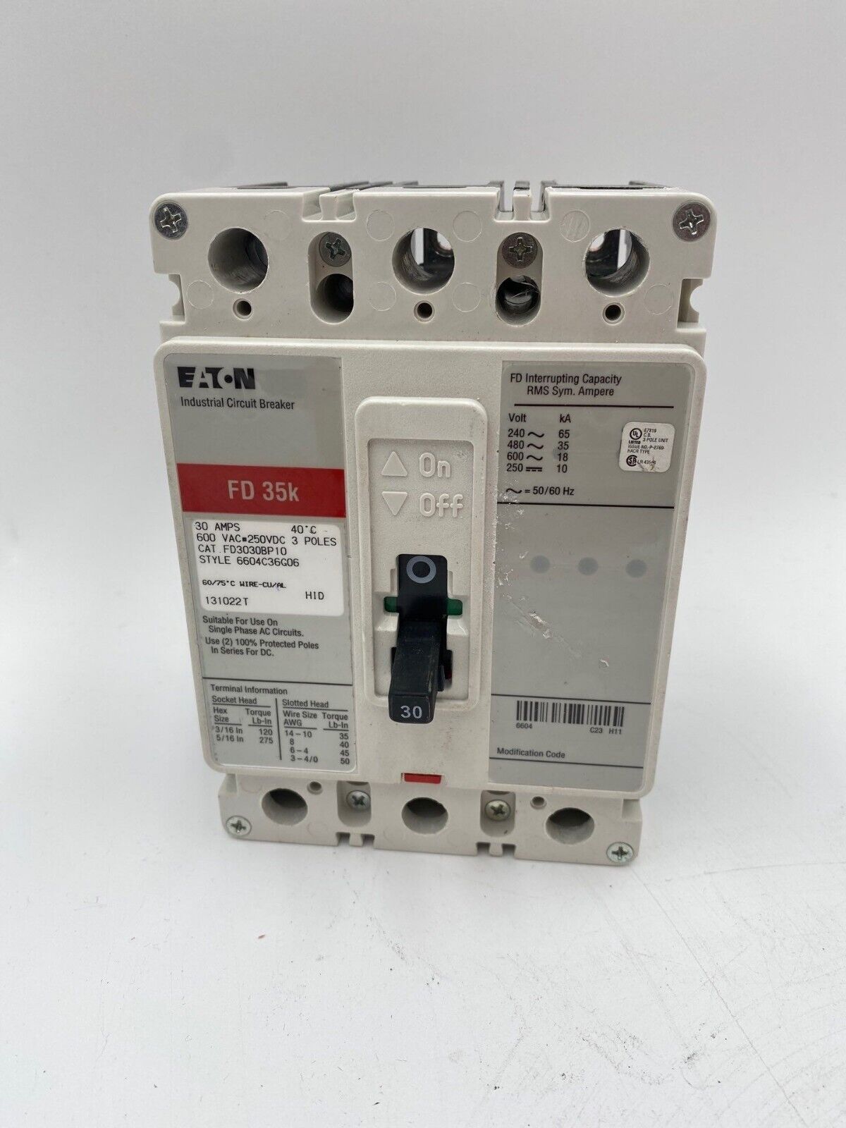 Eaton FD3030BP10