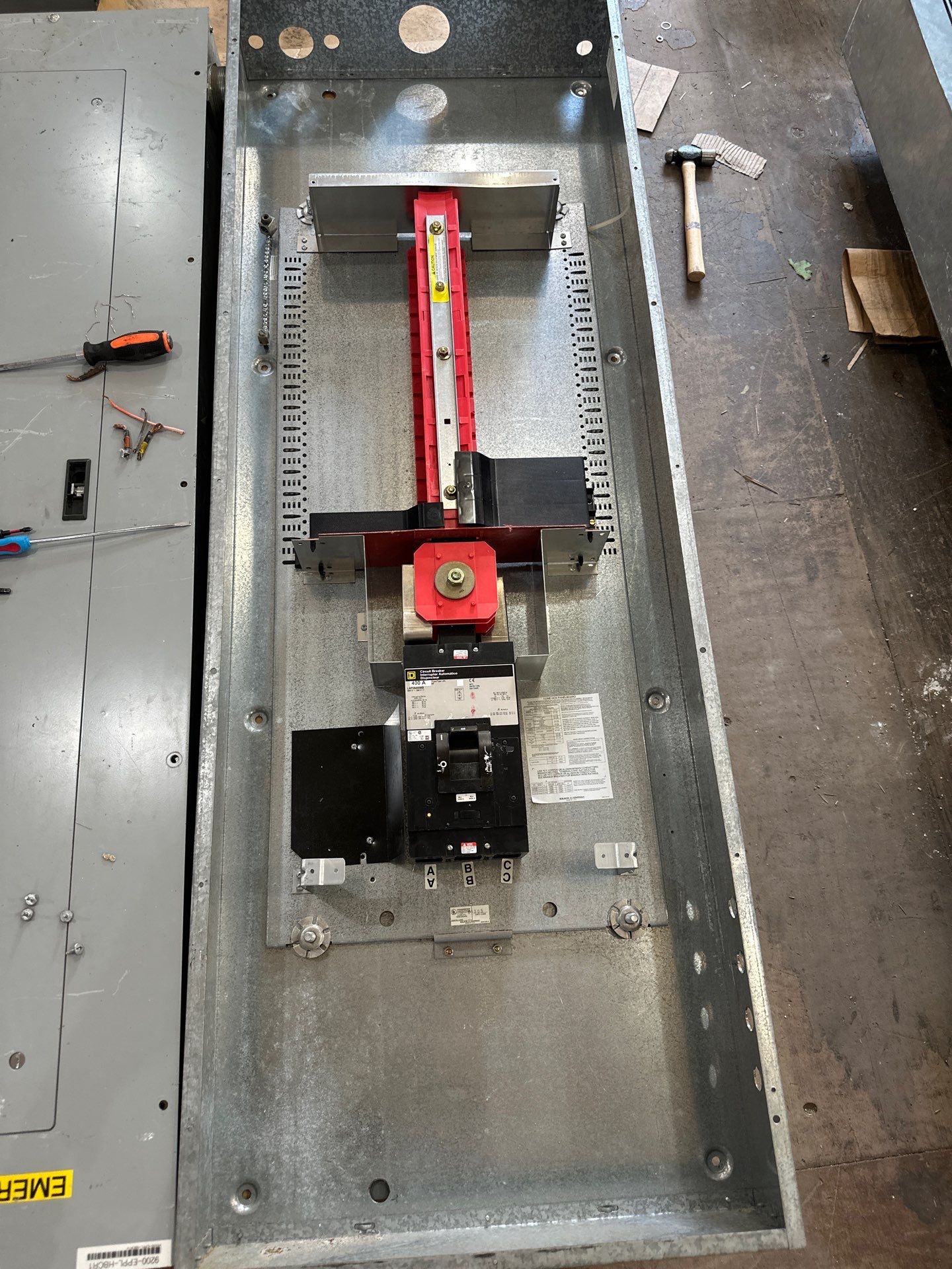 Square D HCN23744M I-Line Panelboard 400A 600V 3PH 30Cir MCB LAP36400MB Indoor HC2674B Used