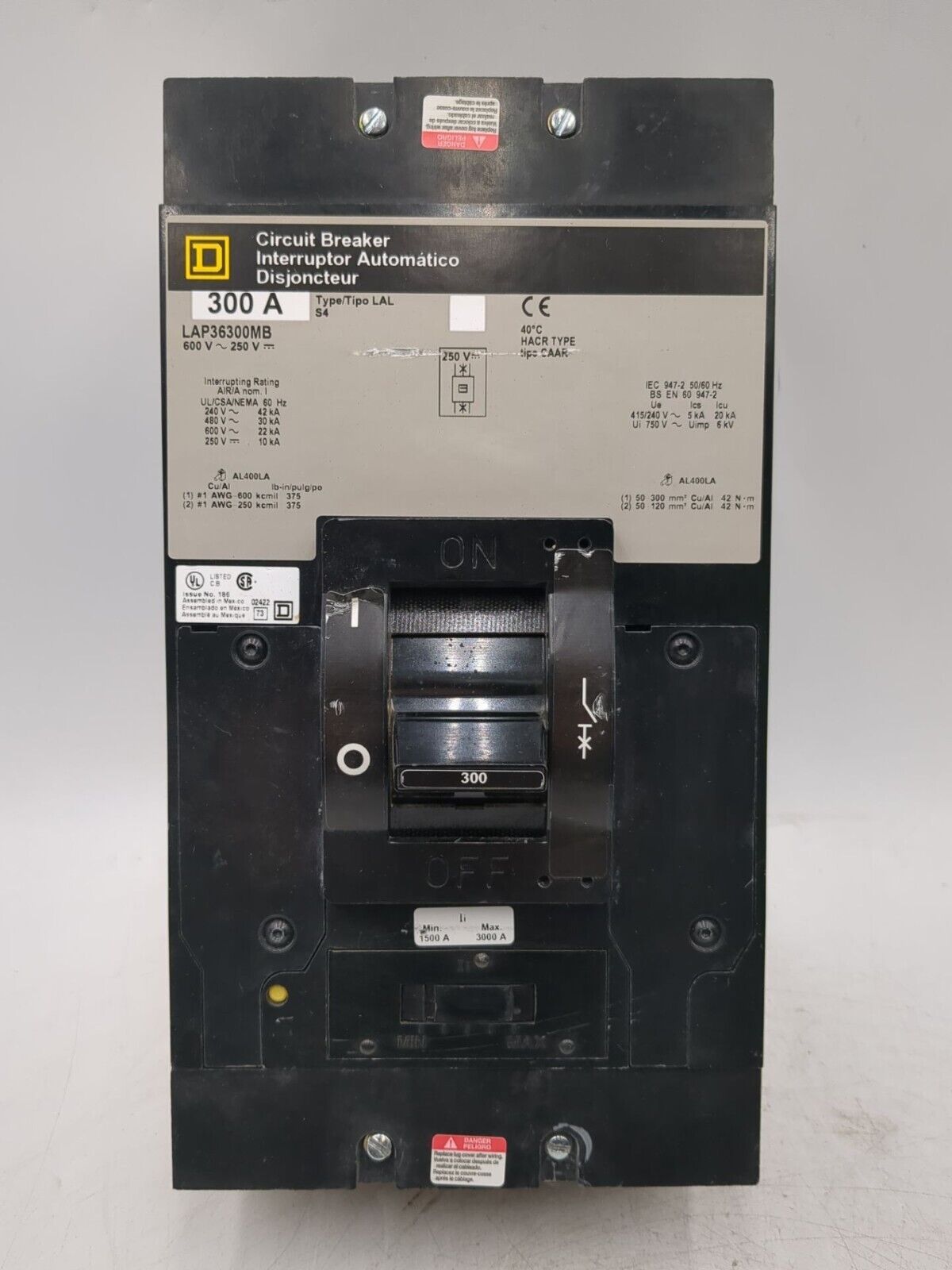 Square D LAP36300MB Used